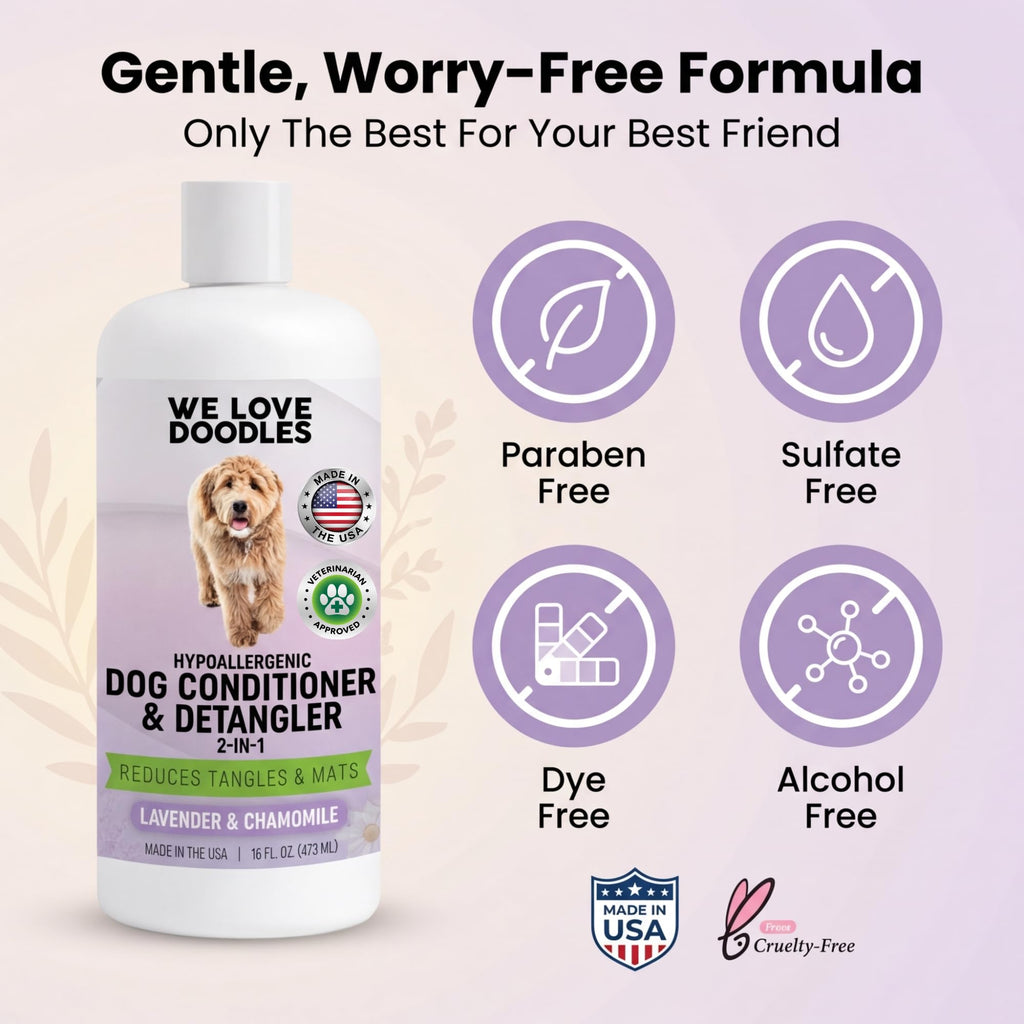 2-in-1 Dog Conditioner & Detangler, Lavender, 16OZ X29528