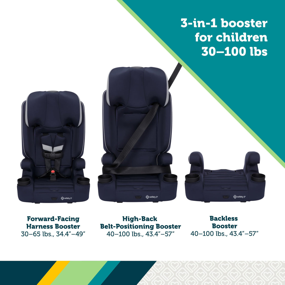 3-in-1 Booster Car Seat L418
