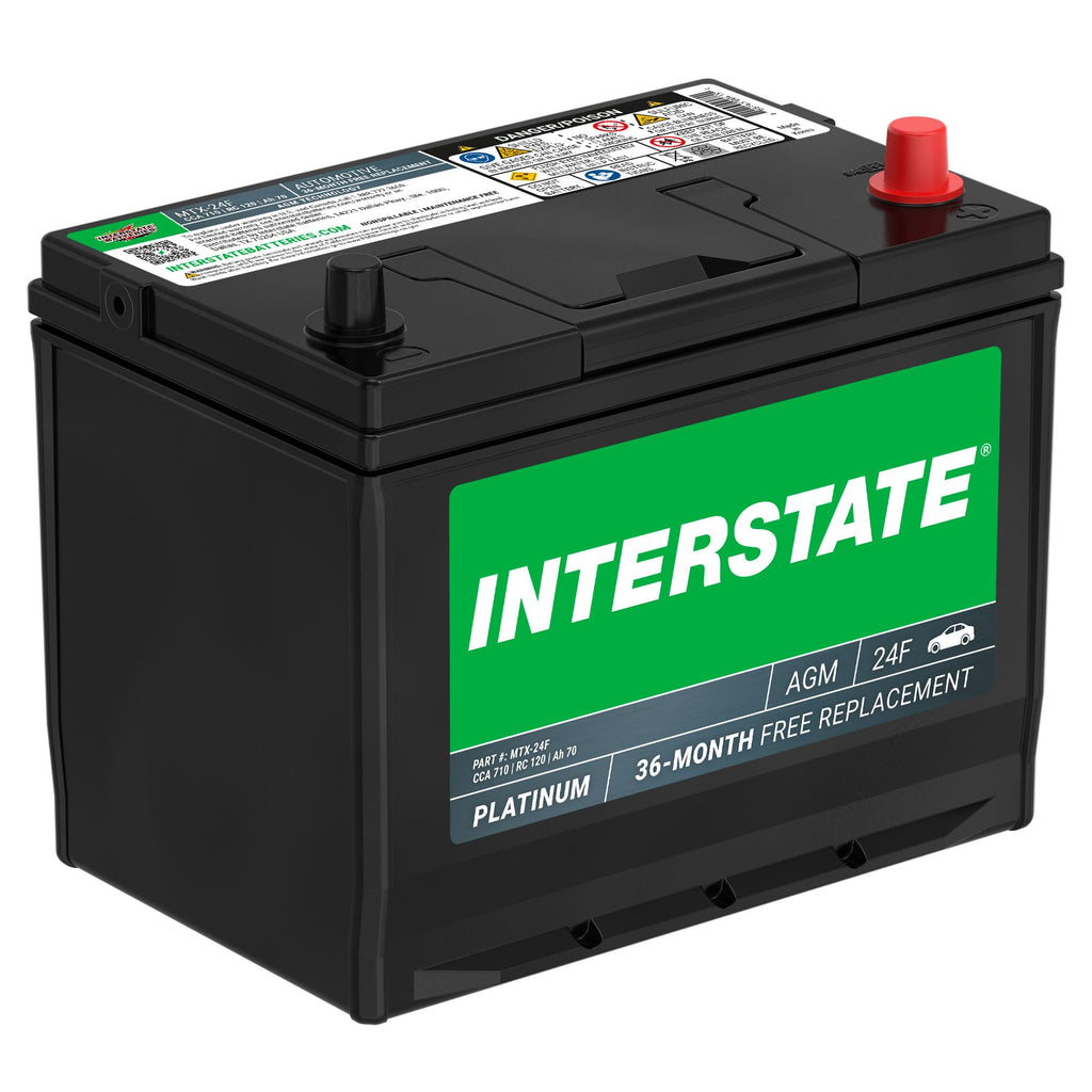12V 70Ah 710CCA Group 24F AGM Car Battery F168327
