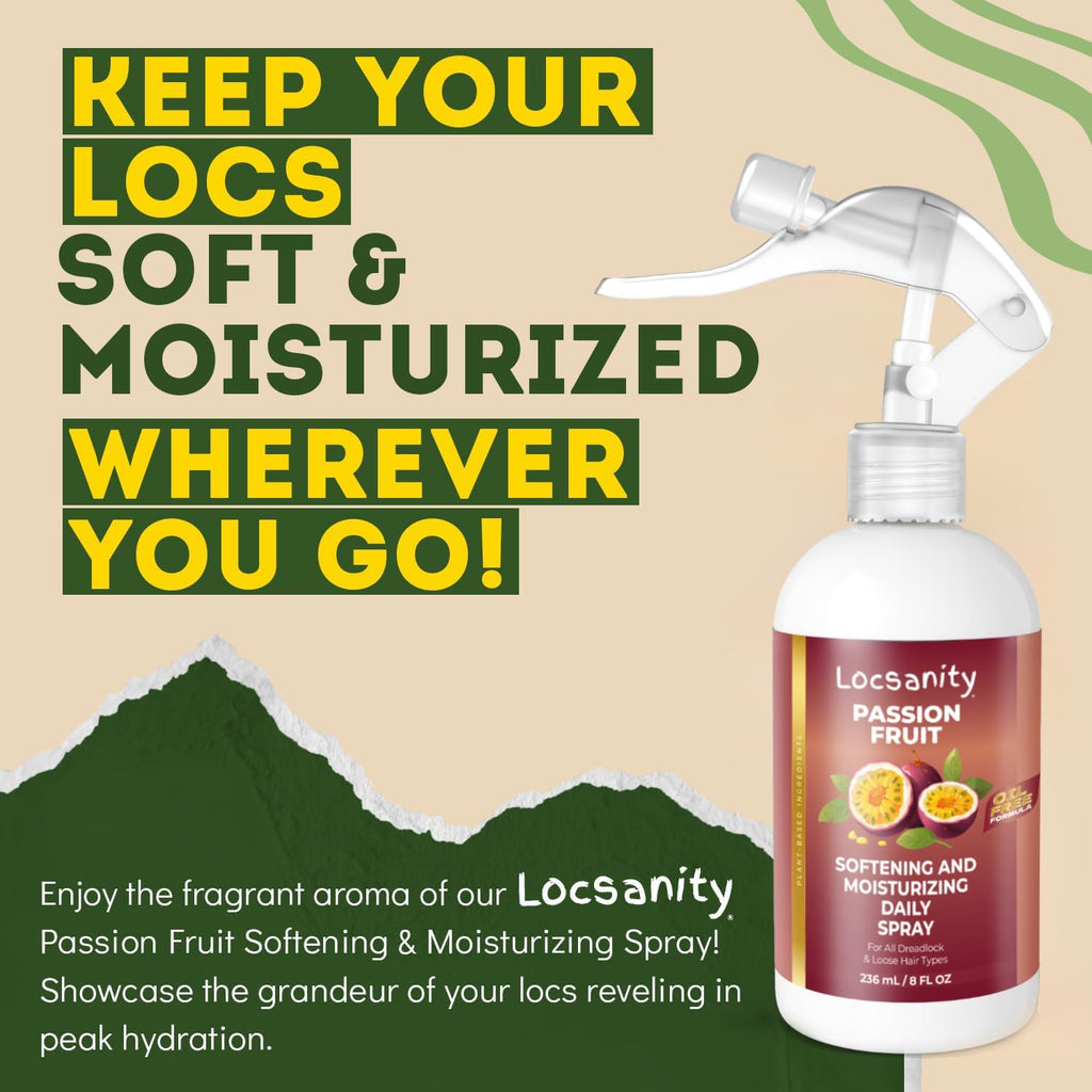 Daily Moisturizing Refreshing Spray for Dreadlocks, Locs, Braids 8 fl oz Q41901