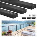 Black Aluminum Handrail 3 Pack U2818