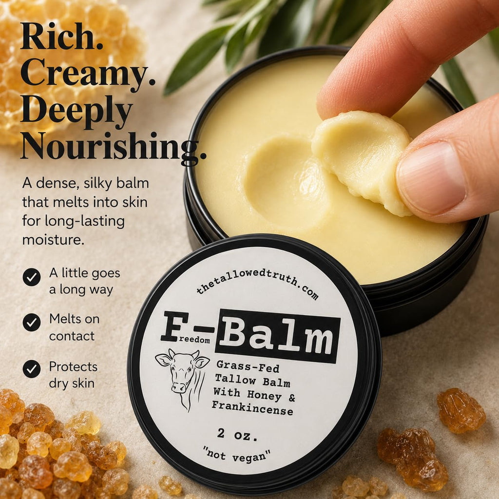 Beef Tallow and Honey Balm, 2 oz W70284
