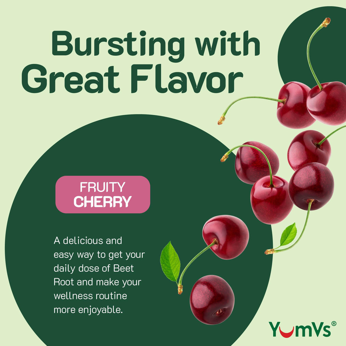 Beet Root Gummies with Tart Cherry 60 Count V1230