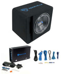 12" Loaded Car Subwoofer Enclosure with Amp L395