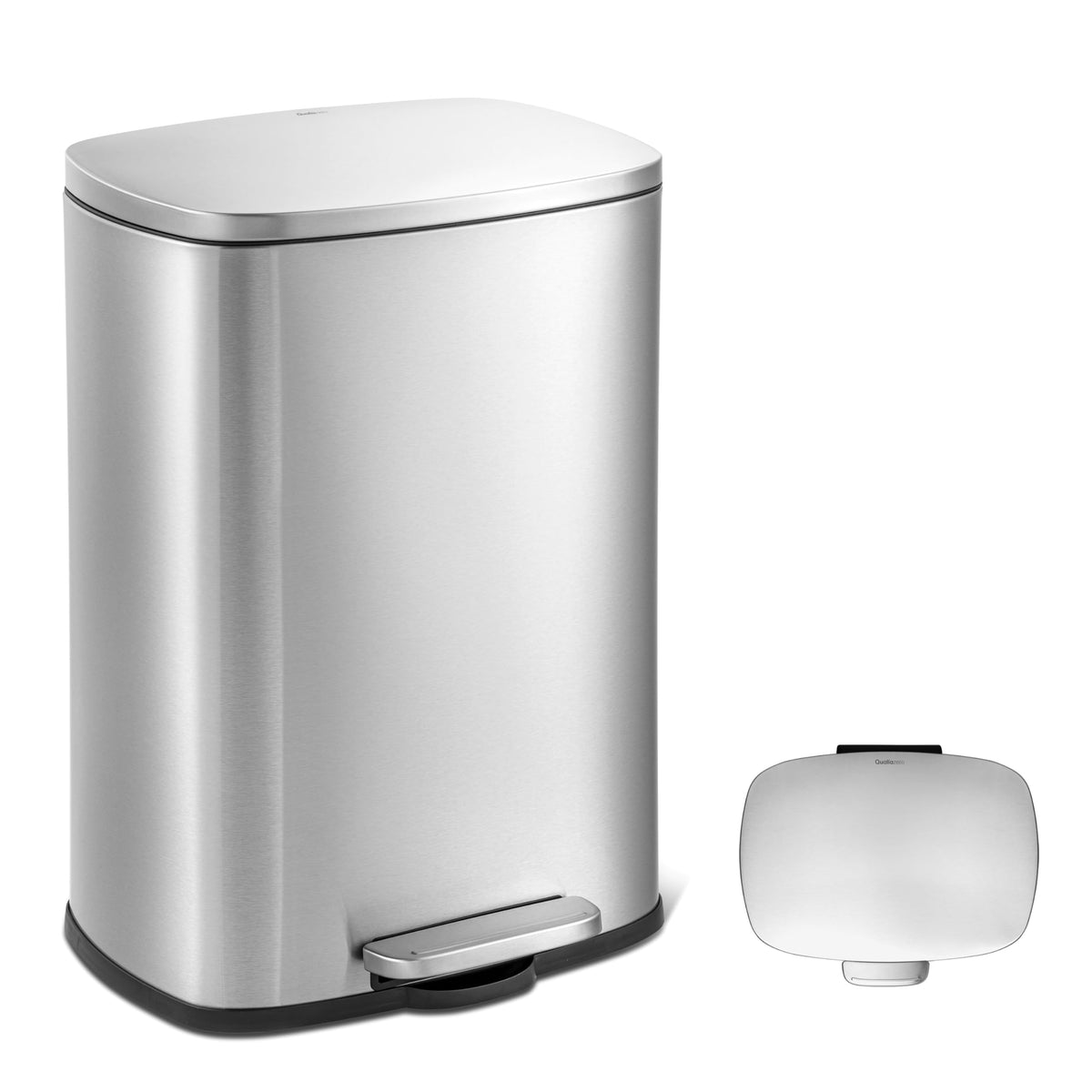 50L Stainless Steel Step-On Kitchen Trash Can L615