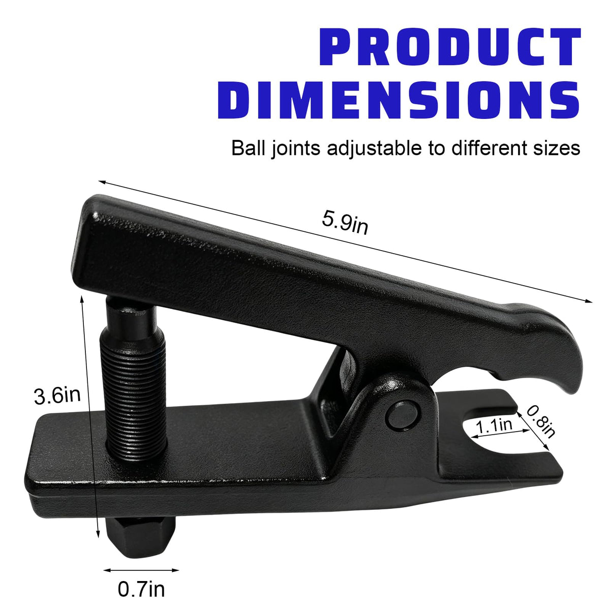 Adjustable Steel Ball Joint Separator Tool B291465