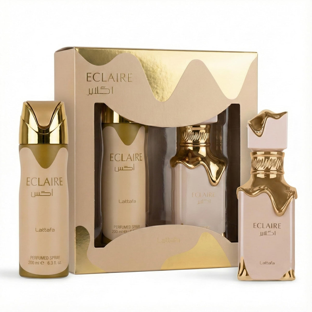 2 Pcs Gift Set With 100ml EDP + 200ml Perfumed Spray N503905