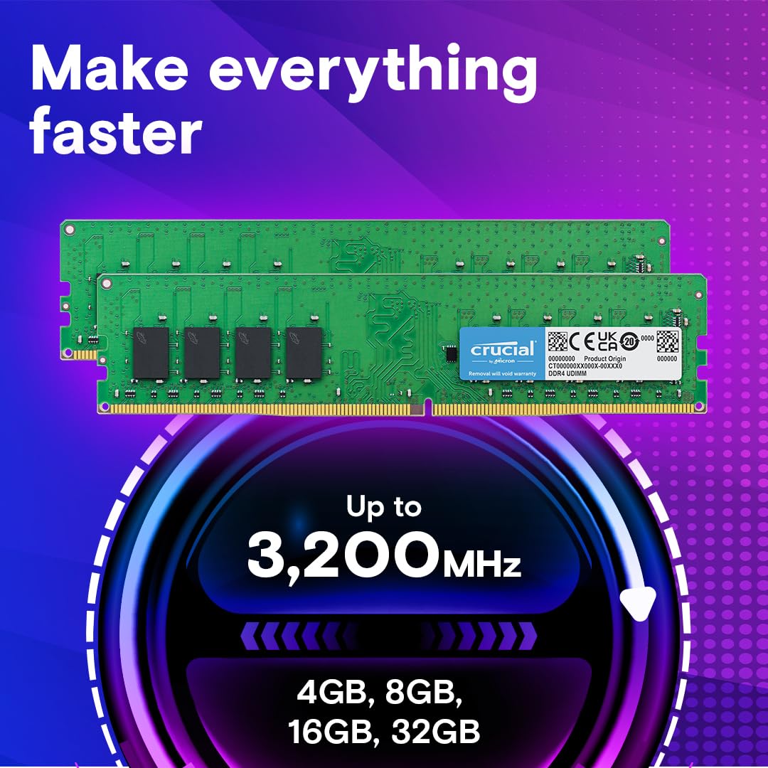 16GB DDR4 3200MHz CL22 UDIMM Desktop Memory Kit Q21724