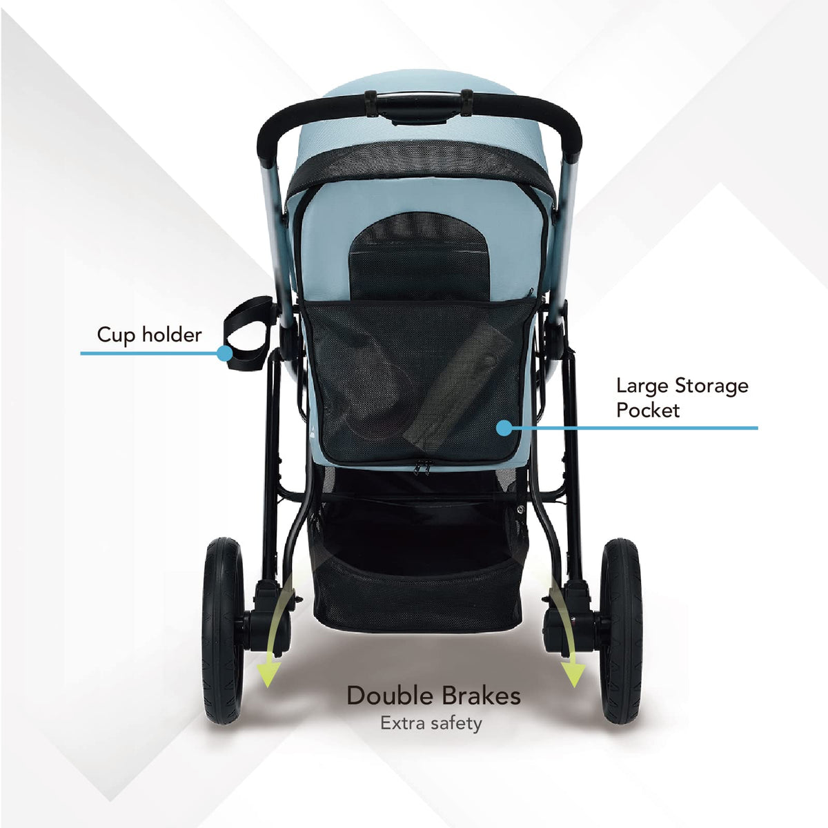 3-Wheel Pet Jogging Stroller M196982