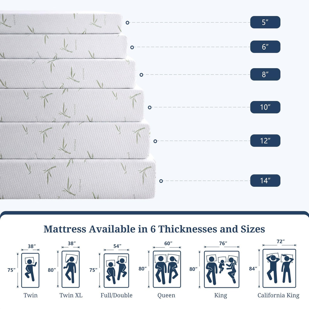 5 Inch Gel Infused Memory Foam Mattress N85894