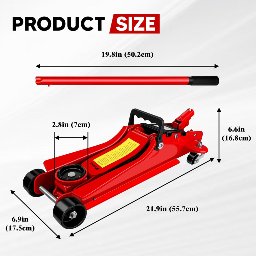 2.5 Ton Low-Profile Hydraulic Floor Jack E1422