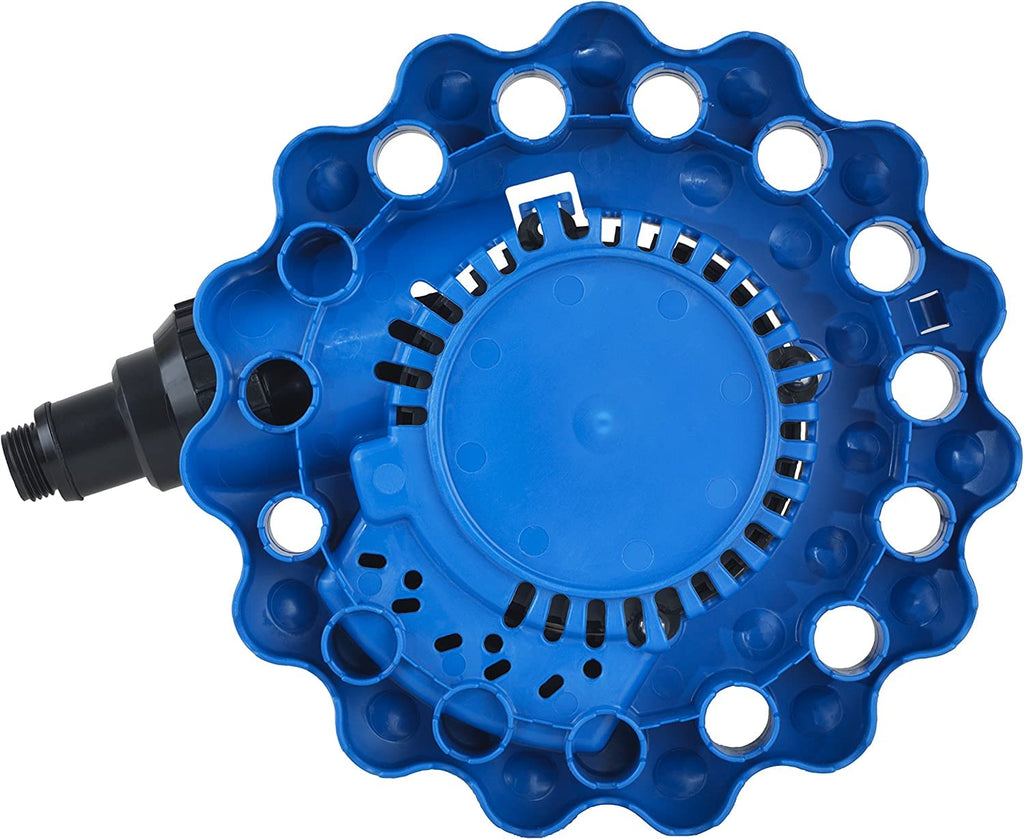 Blue Pool Cover Pump & 5/8 in. x 100 ft. Garden Hose A530