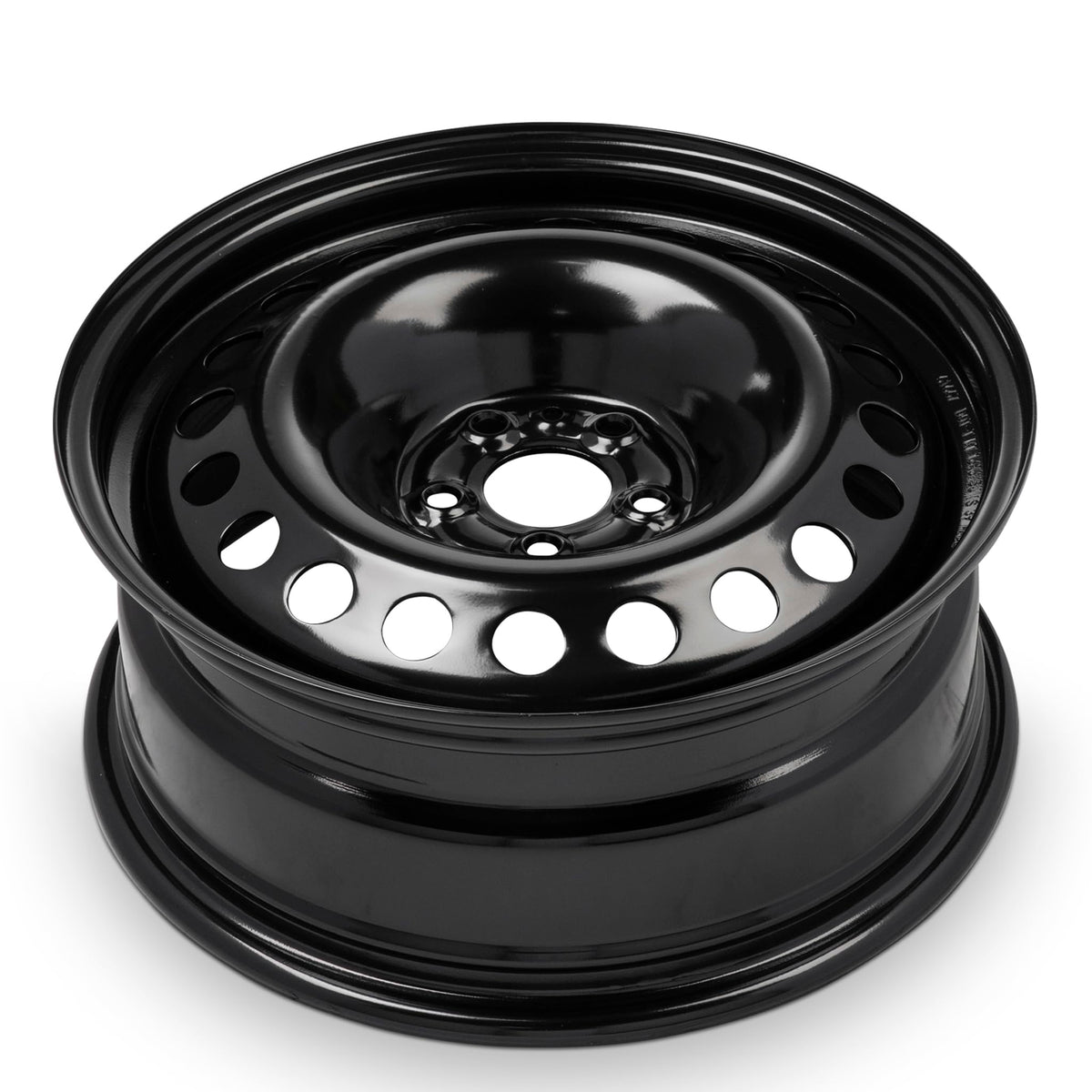 16 Inch Painted Black Car Wheel B1721