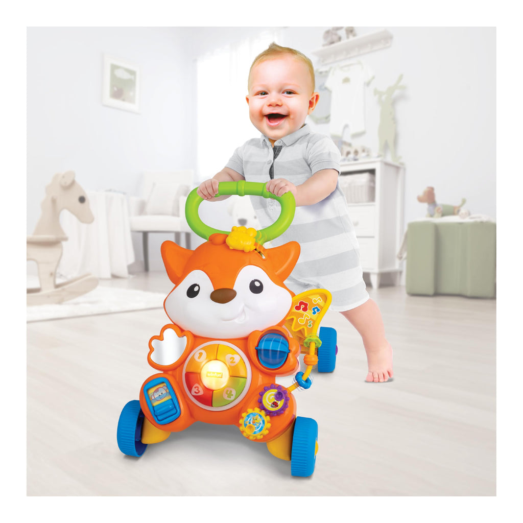 2-in-1 Baby Push Walker & Ride-On with Shape Sorter T3787