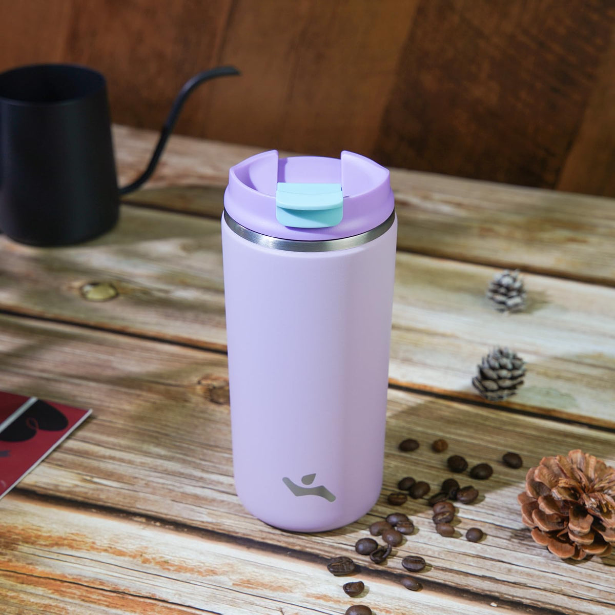 16oz Insulated Stainless Travel Coffee Mug with Lid Q19814