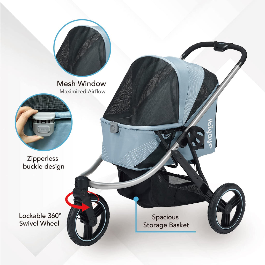 3-Wheel Pet Jogging Stroller M196982