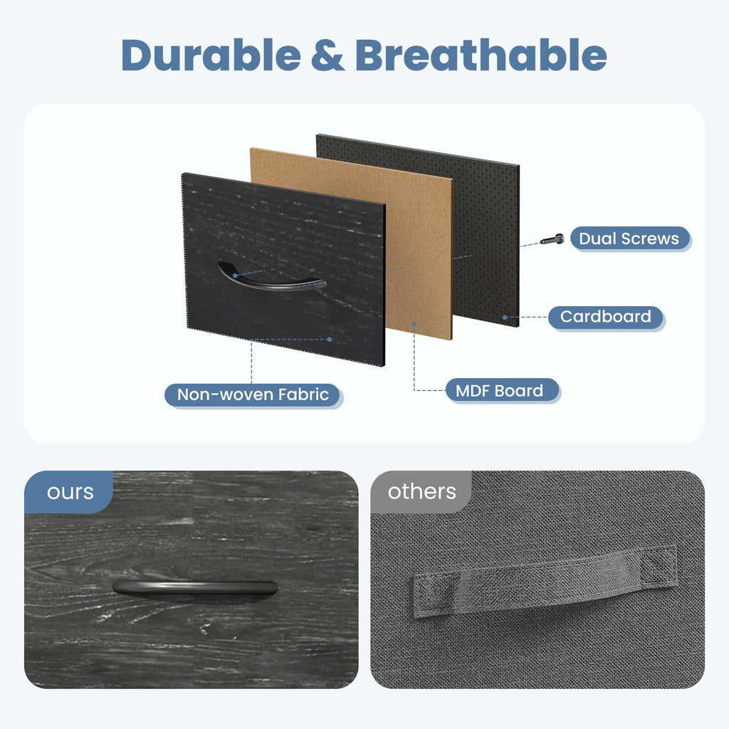8 Fabric Drawer Dresser N390397
