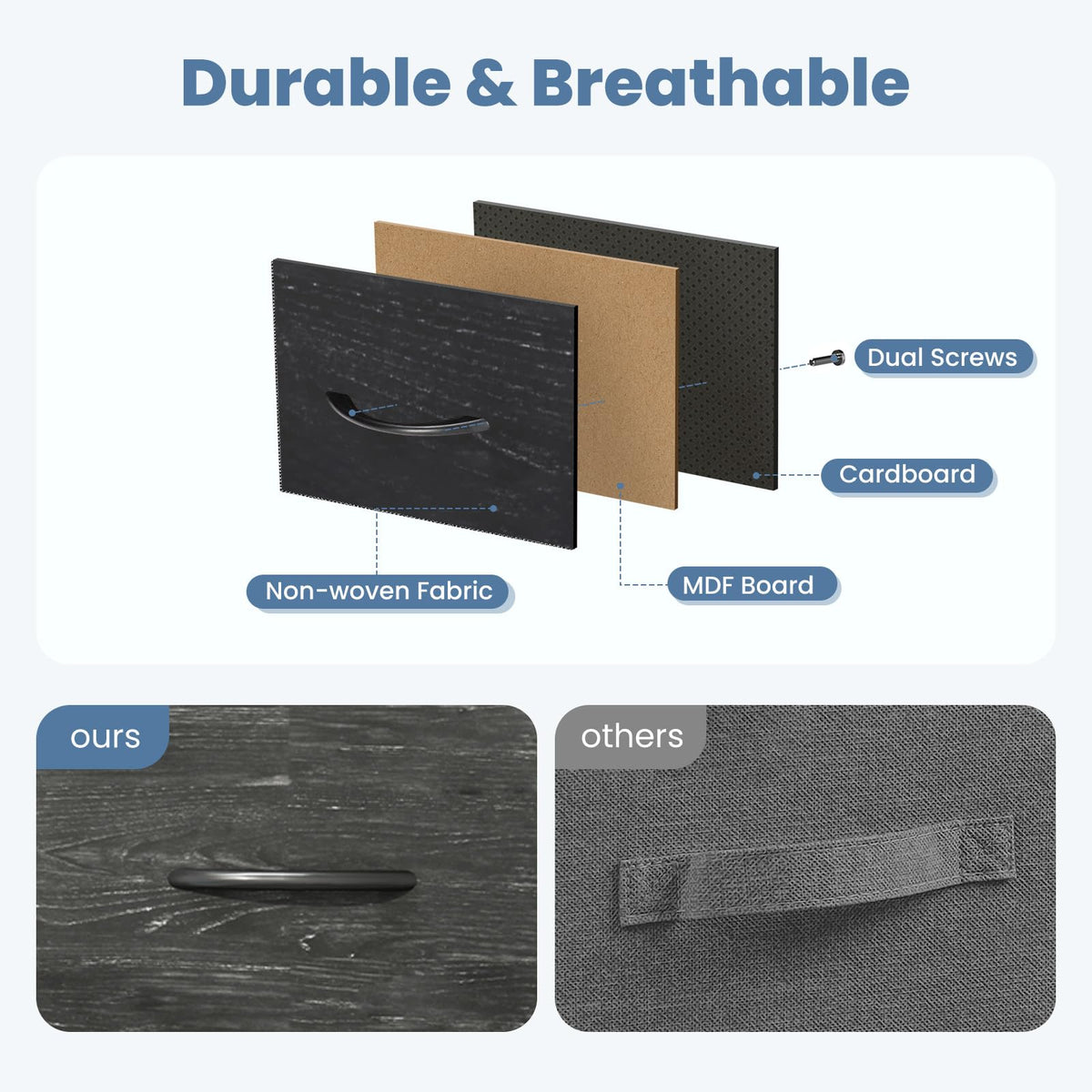 8 Fabric Drawer Dresser N390397