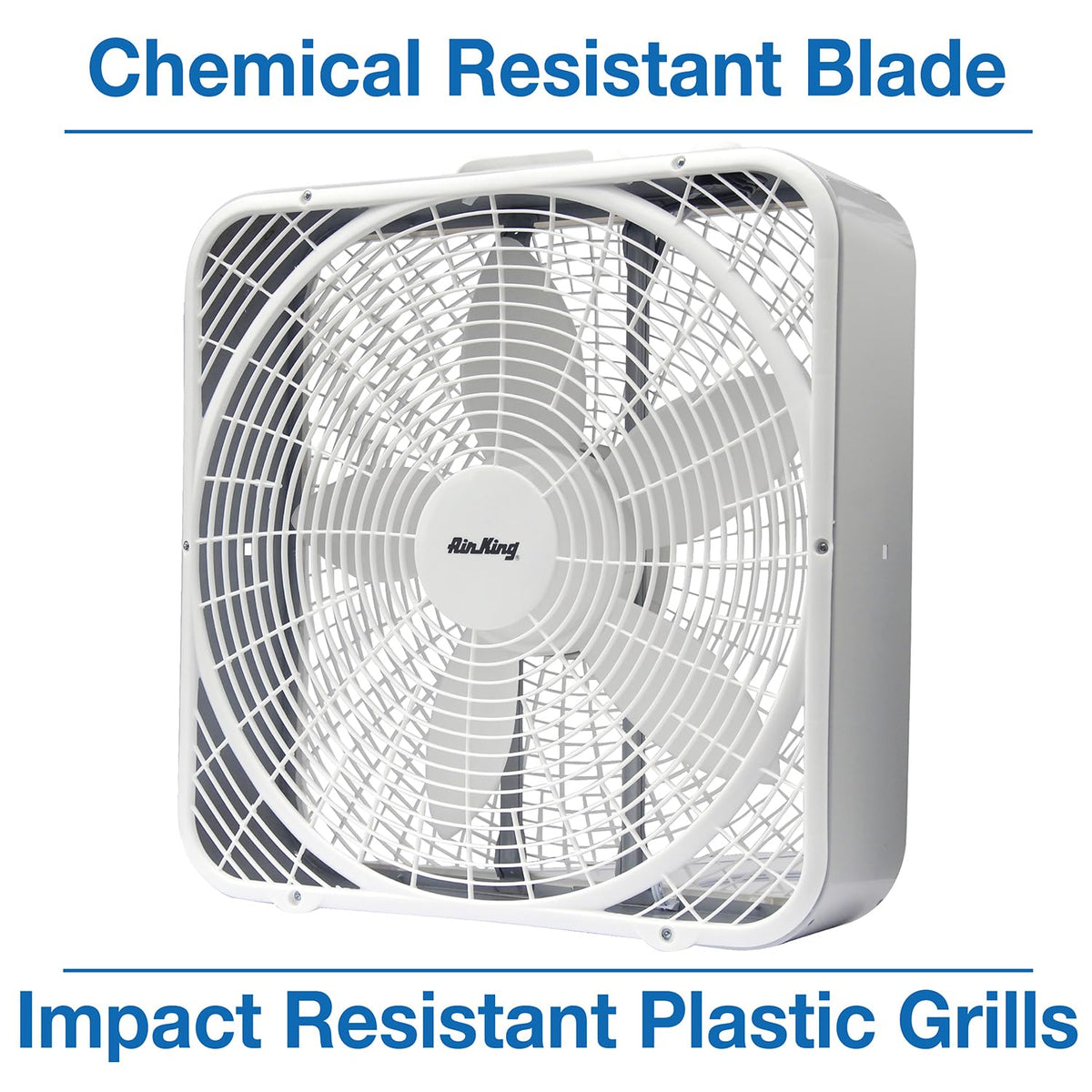 20-Inch 3-Speed Box Fan, White M313577