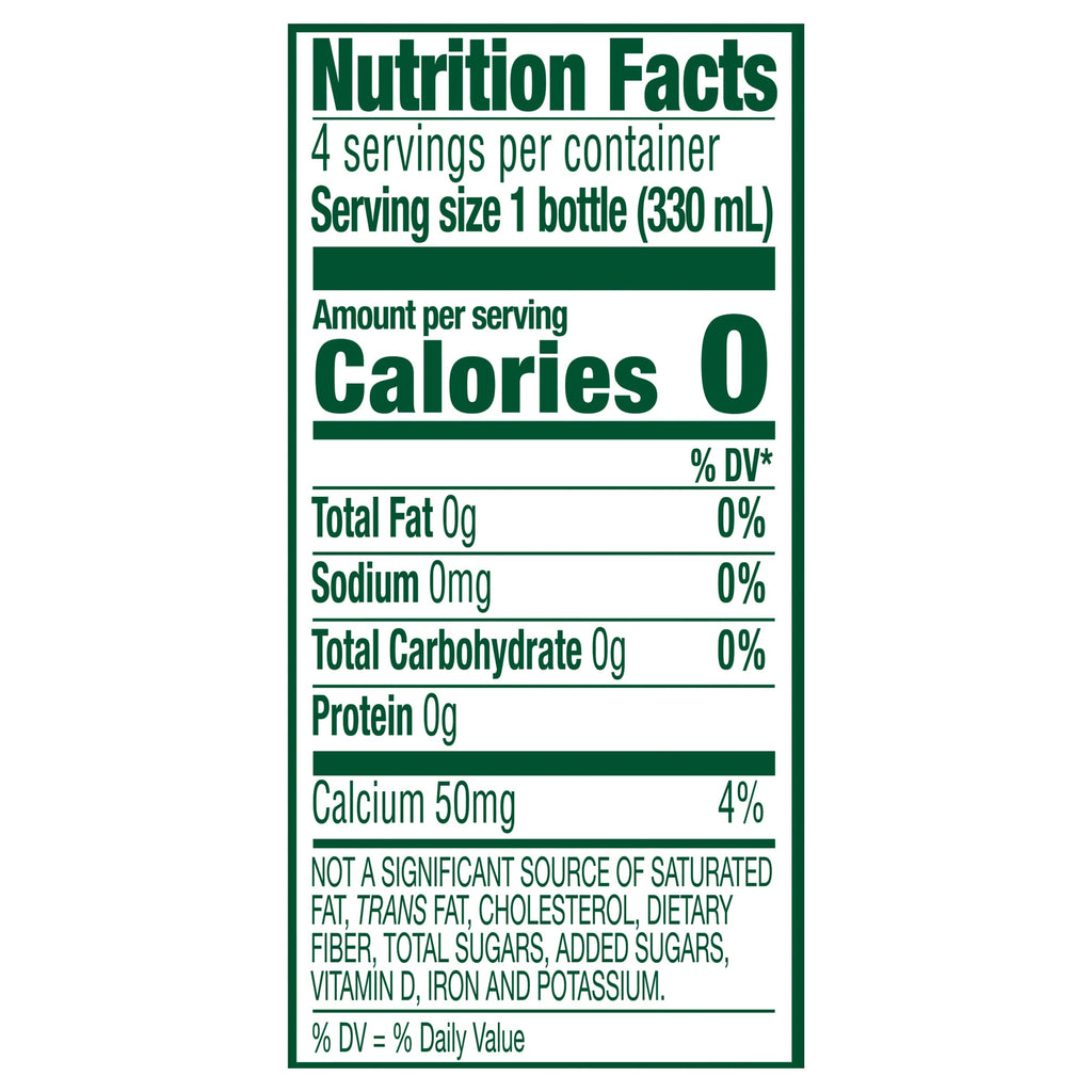 Carbonated Mineral Water 11.15 Fl Oz Pack of 4 W727