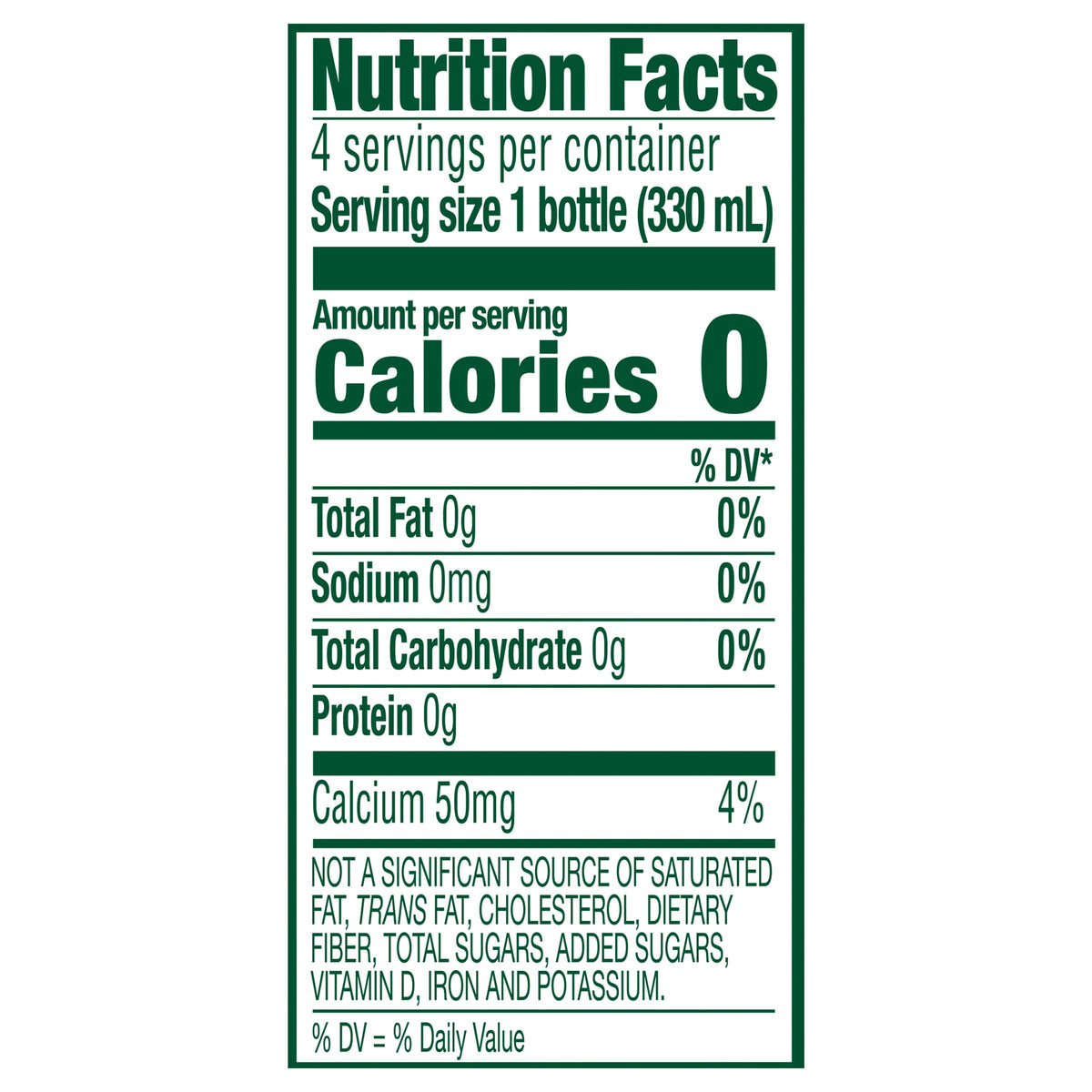 Carbonated Mineral Water 11.15 Fl Oz Pack of 4 W727