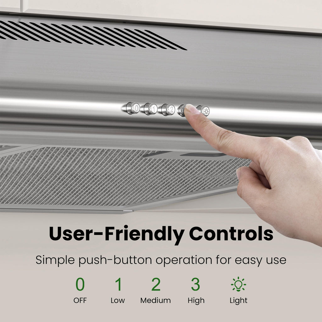 30 inch 300 CFM Under Cabinet Range Hood Q6504