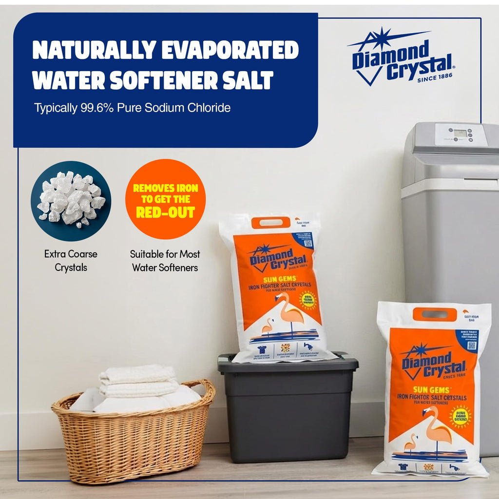 4 Pack Water Softener Salt, 40 Pounds W296306