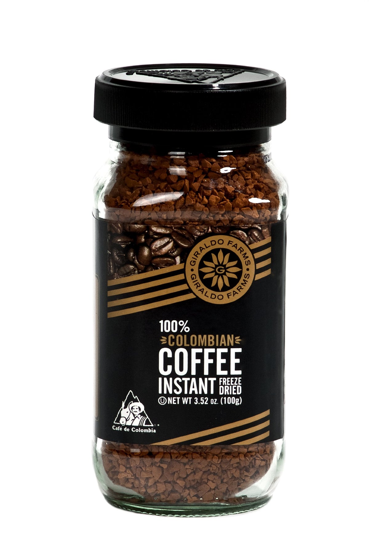 100% Colombian Instant Freeze-dried Coffee 3.5-Ounce Pack of 4 Y8499