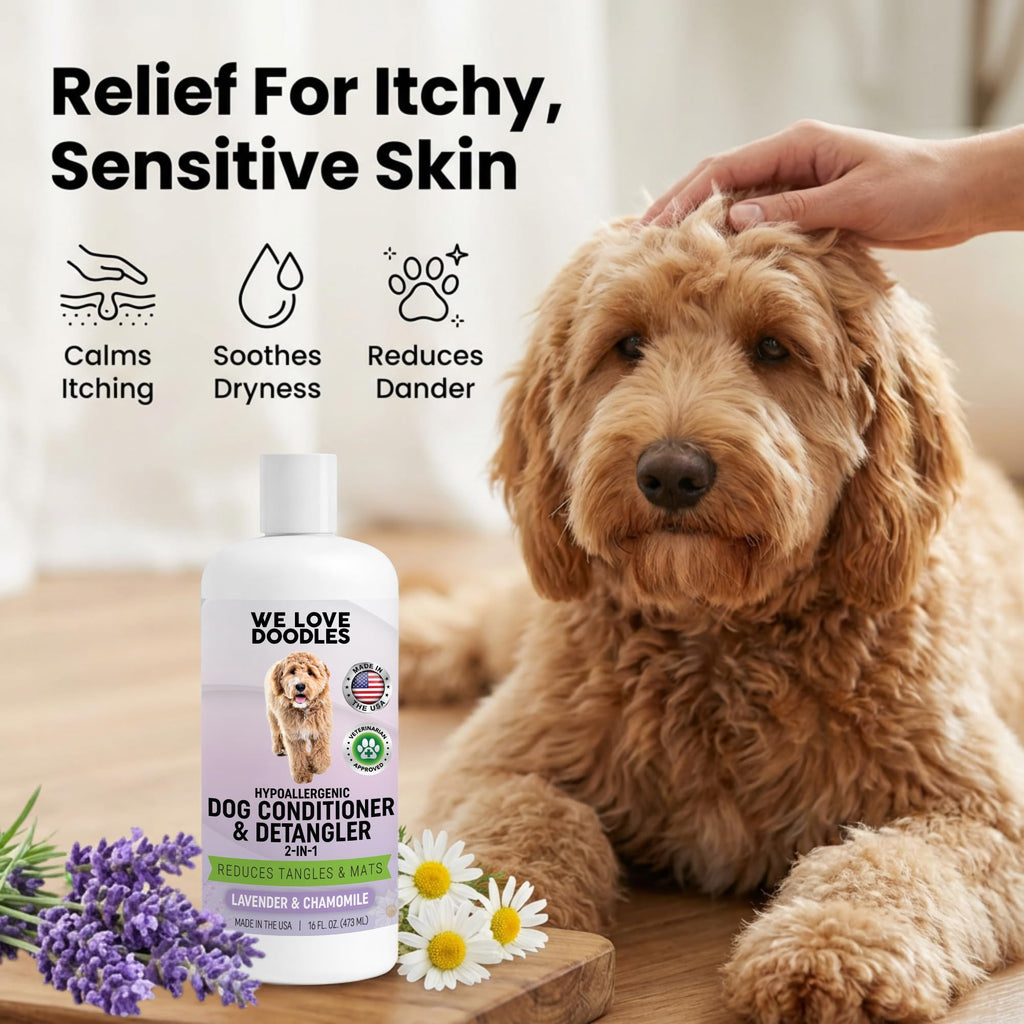 2-in-1 Dog Conditioner & Detangler, Lavender, 16OZ X29528