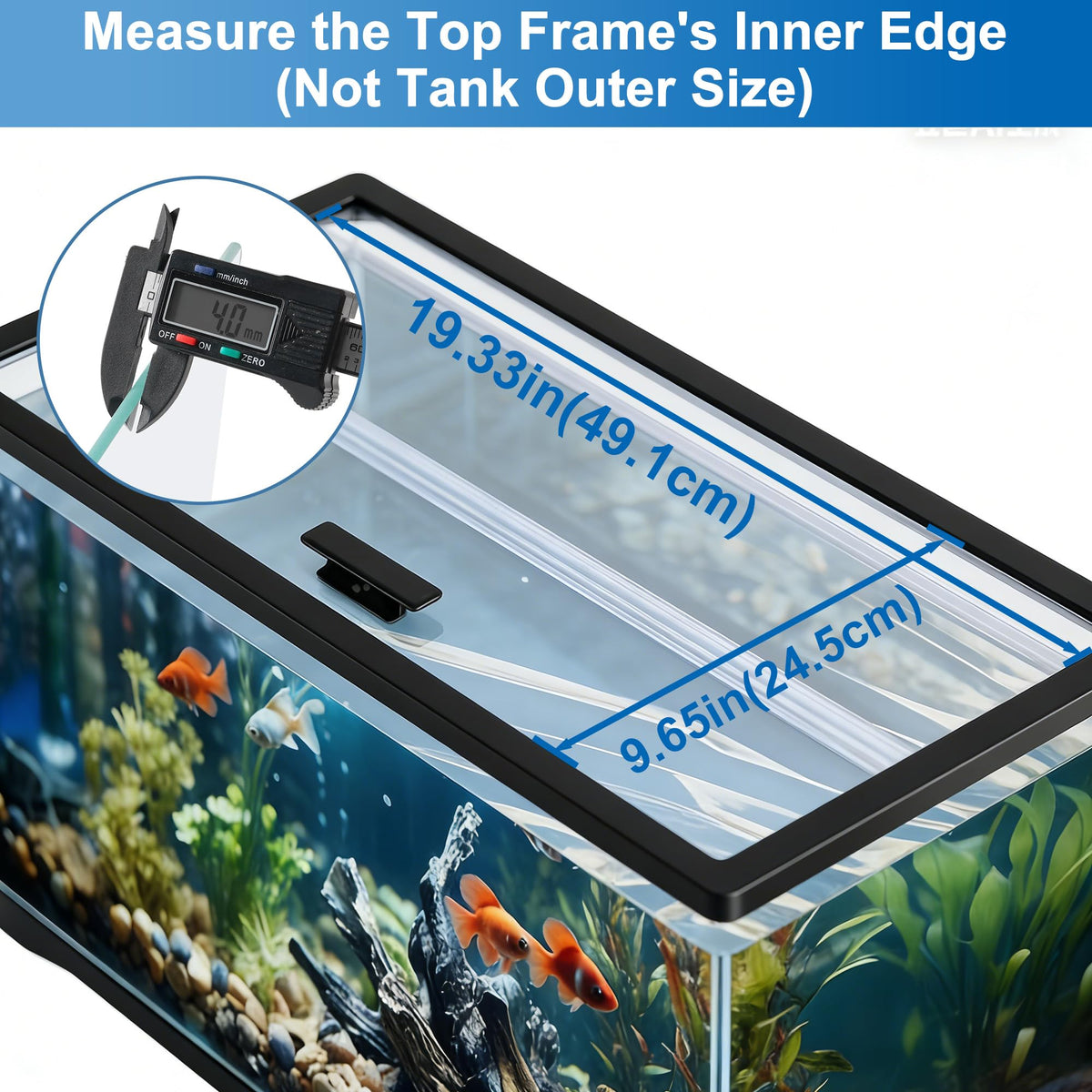 Clear Tempered Glass Aquarium Lid T2282