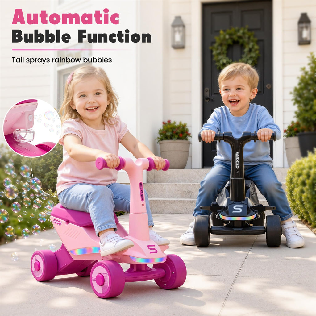 Electric Baby Balance Bike with Bubble Machine Y920311