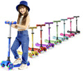 3-Wheel Kids Scooter with Wheel Lights, Adjustable Handlebar C92768