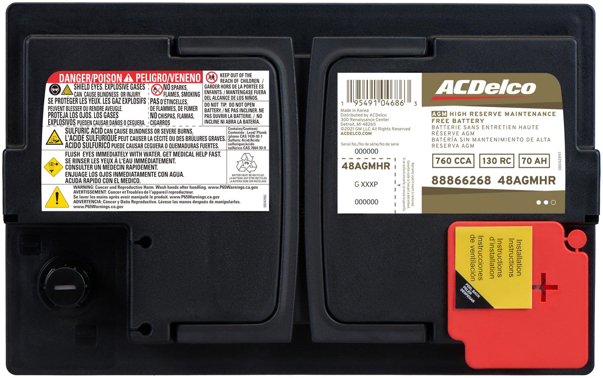 AGM BCI Group 48 Battery I136282