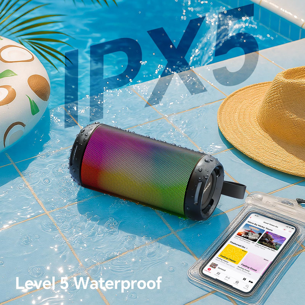 Bluetooth Speaker Wireless 26W Portable IPX5 Waterproof Black C429600