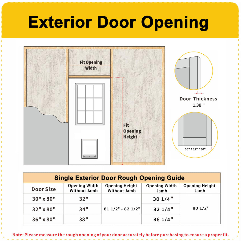 36" x 80" Front Door Slab with Prehung Door Jamb C2944