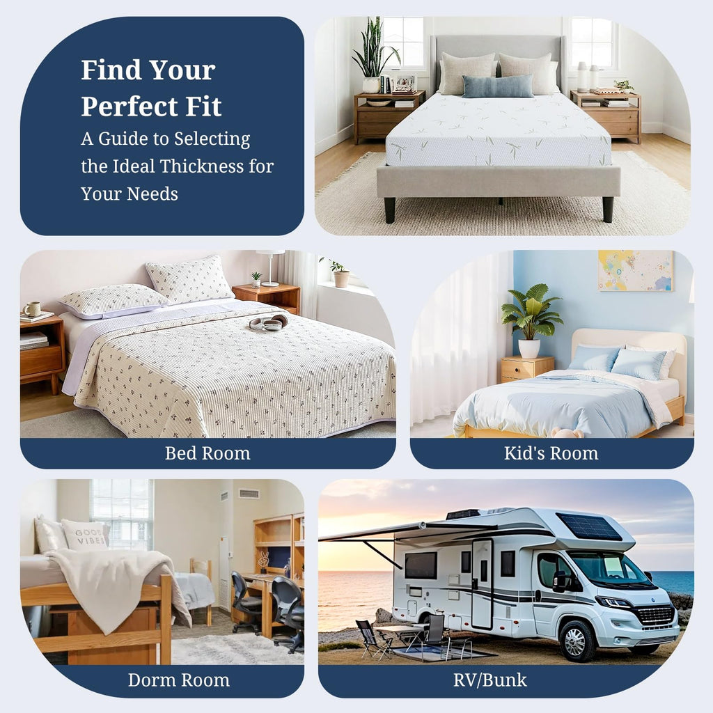5 Inch Gel Infused Memory Foam Mattress N85894