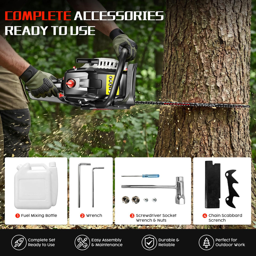 20 & 24 Inch Gas Chainsaw P65626