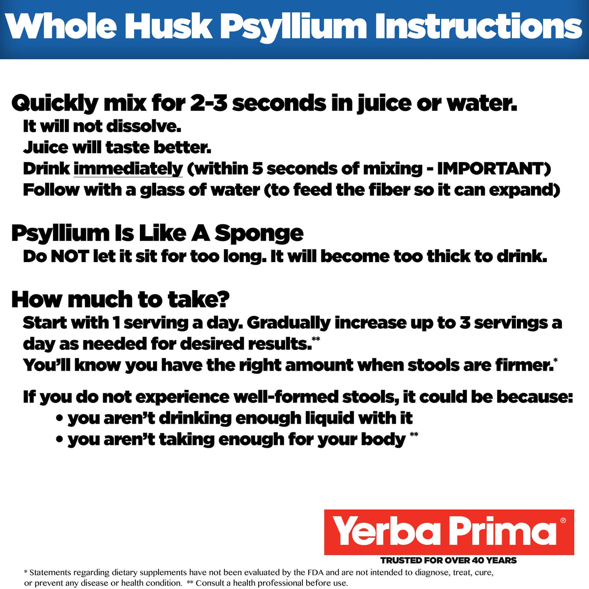 12 Ounce Psyllium Husk Fiber Supplement P290438