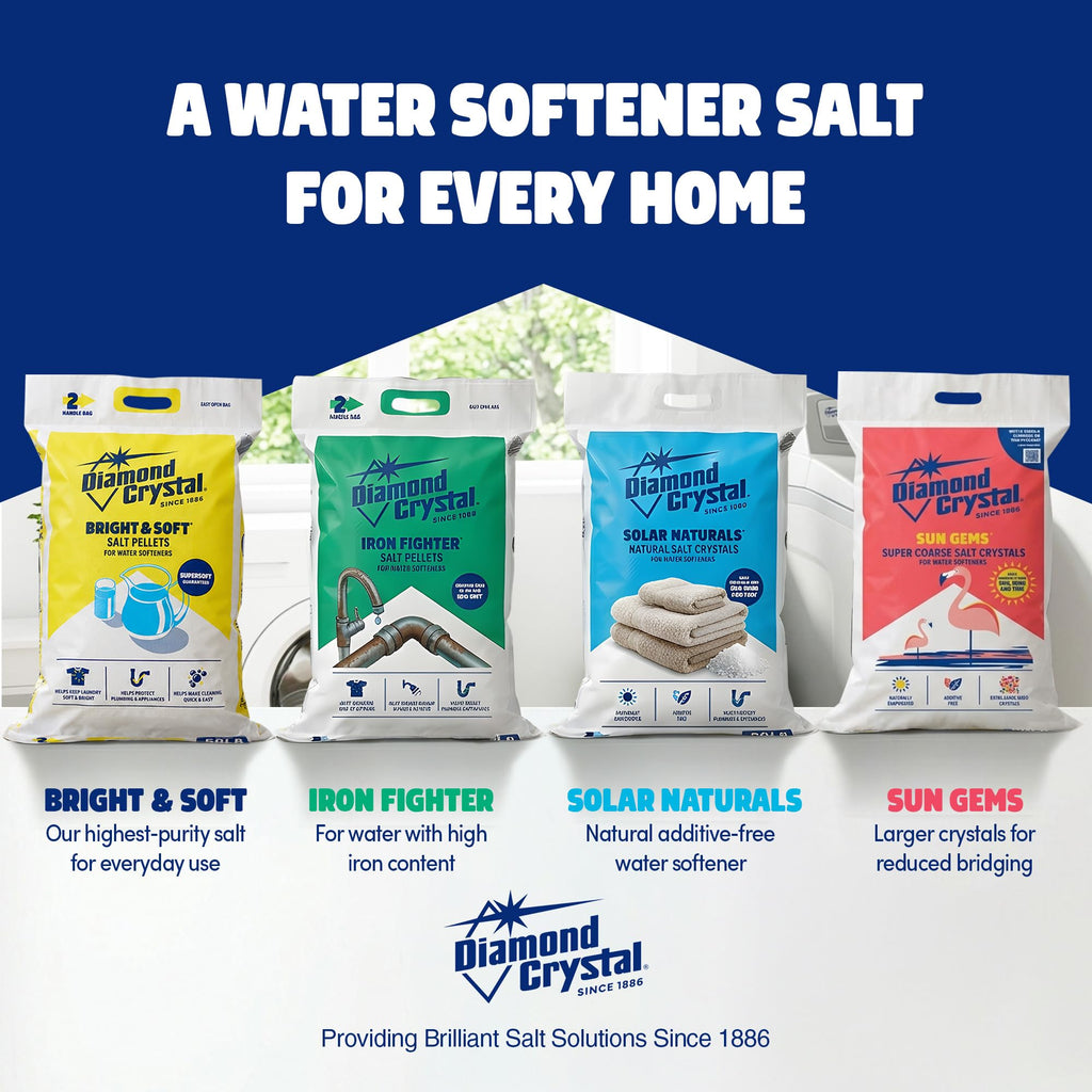 4 Pack Water Softener Salt, 40 Pounds W296306