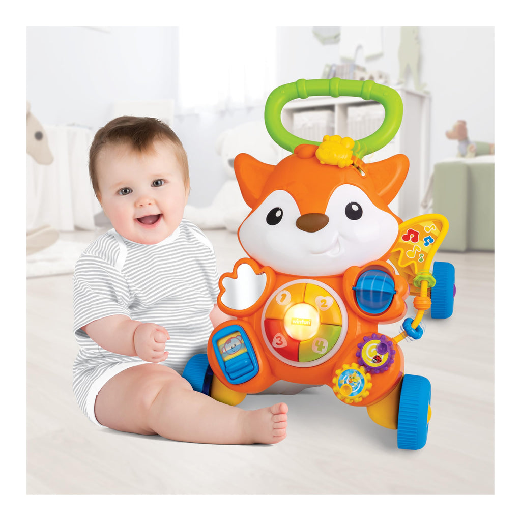2-in-1 Baby Push Walker & Ride-On with Shape Sorter T3787