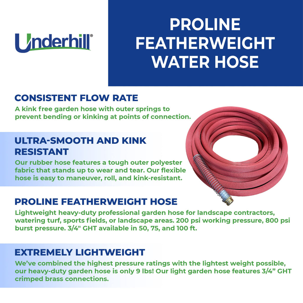 50 ft Lightweight Heavy-Duty Anti-Kink Garden Hose O1312