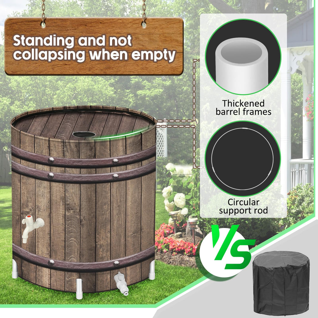 50 Gallon Collapsible Rain Barrel S519680