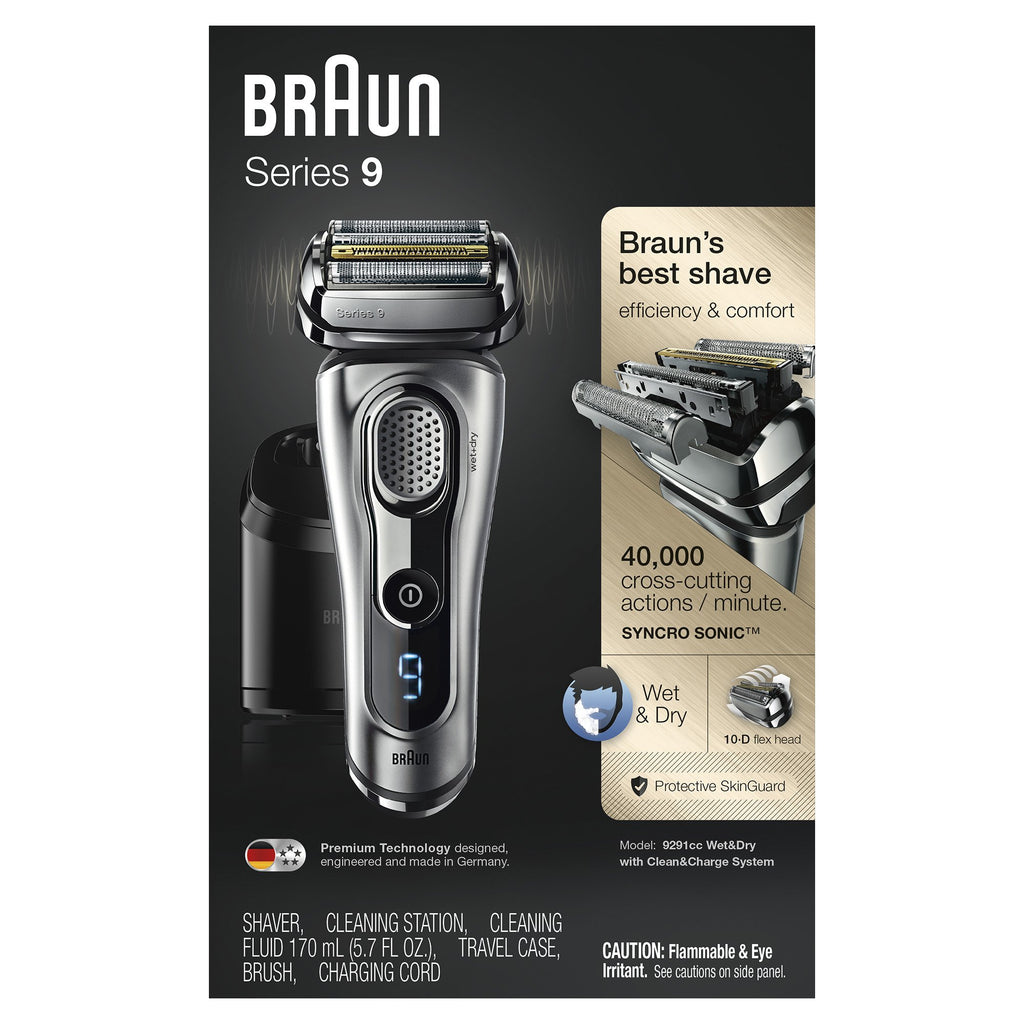 Electric Foil Shaver with Beard Trimmer, Rechargeable, Wet & Dry, 6 Piece Set D5318