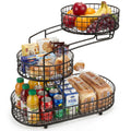 3-Tier Metal Wire Fruit Basket Y858067