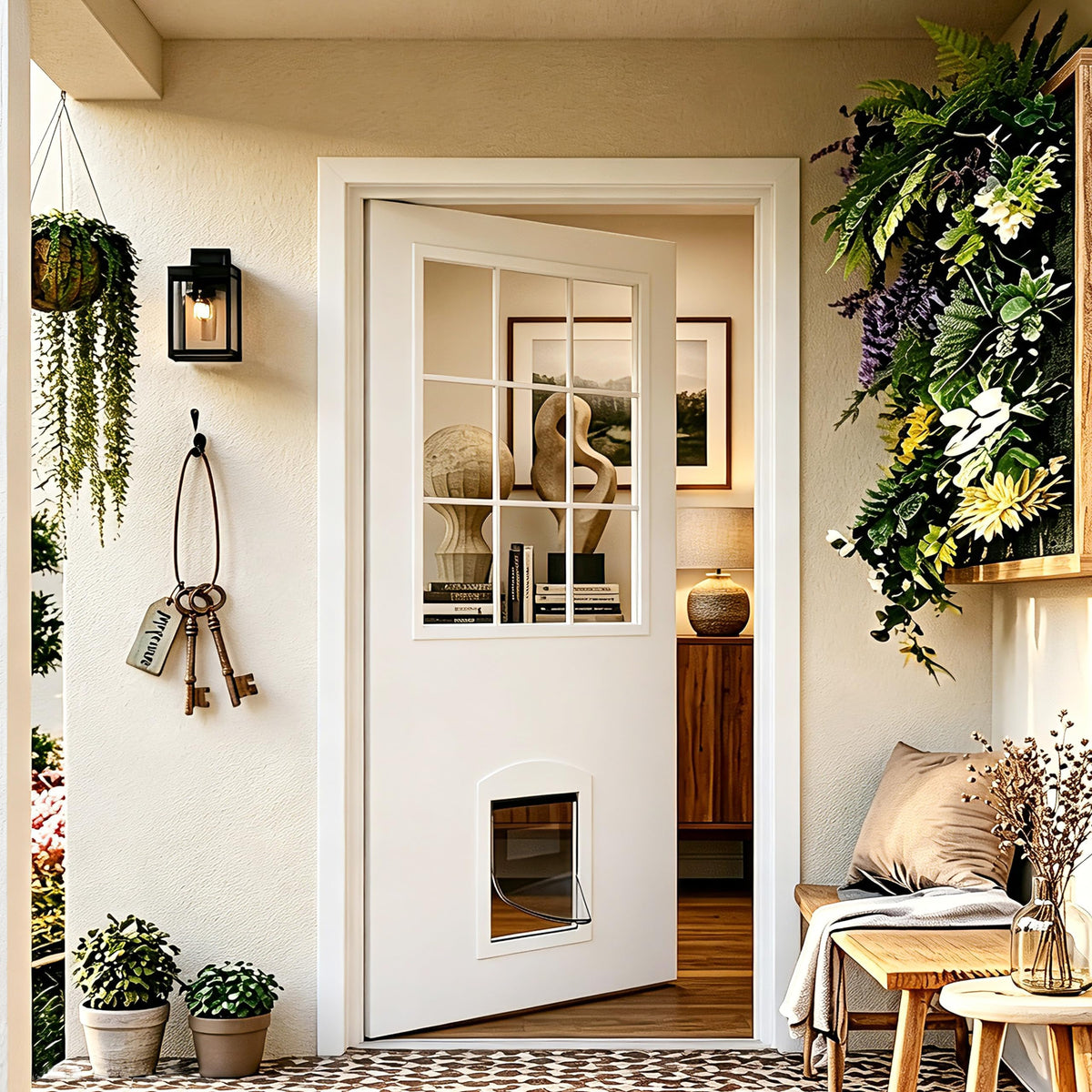 36" x 80" Front Door Slab with Prehung Door Jamb C2944
