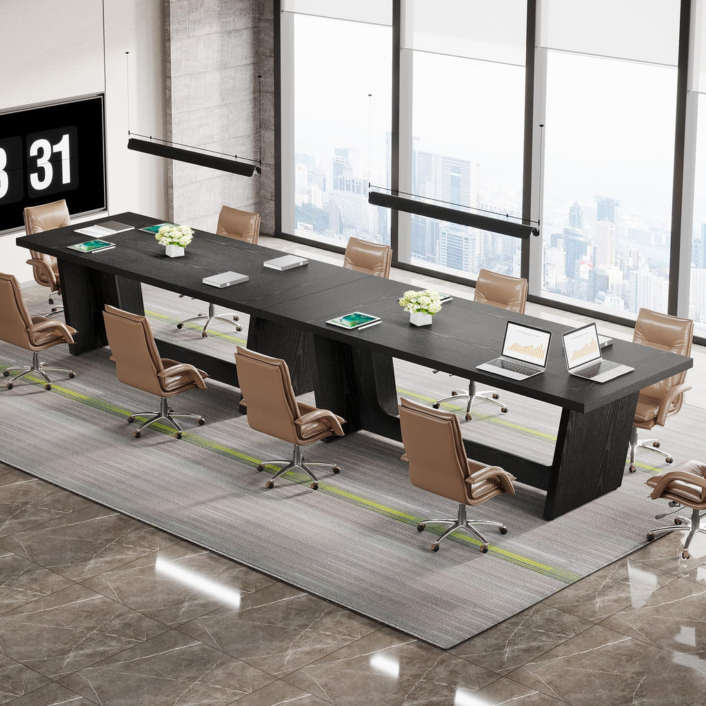 6 FT Rectangular Conference Table with Pedestal Base U992931