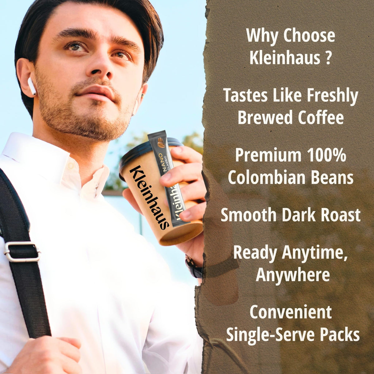 Dark Roast Instant Coffee Packets H3701